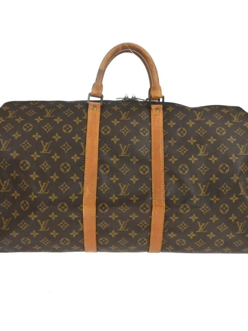 Best08 LOUIS VUITTON KEEPALL 55 TRAVEL HANDBAG MONOGRAM M41424 VI871 BQ02102